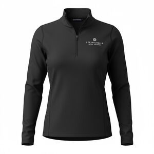 Black Quarter Zip Cutter & Buck Ste Michelle Wine Estates Golf Athleisure